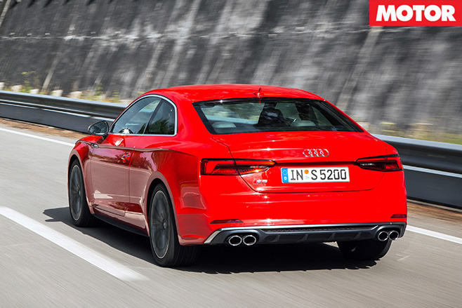 2017 Audi S5 rear