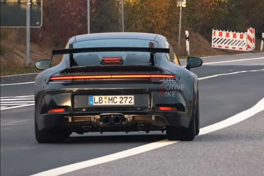 Porsche 992 911 testing Nurburgring naturally aspirated manual
