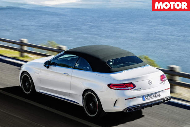 Mercedes-AMG C63 cabriolet revealed rear