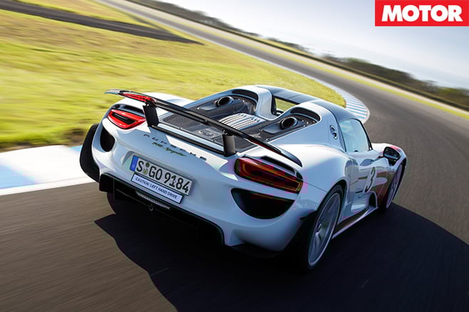 Porsche 918 Spyder rear