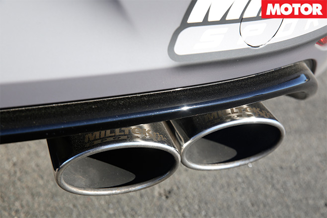 Harding volkswagen golf r exhaust