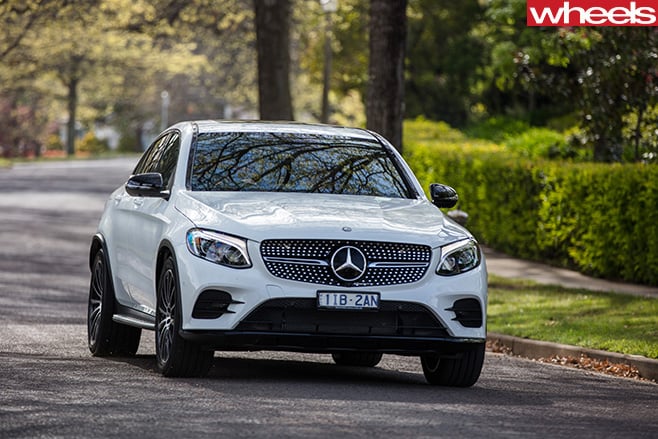 2017 Mercedes Benz GLC coupe front