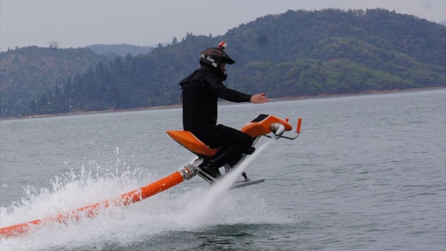 The Jetovator: a water-powered motorbike for the high seas