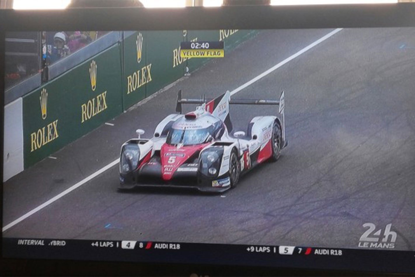 Toyota 2016 Le Mans finish