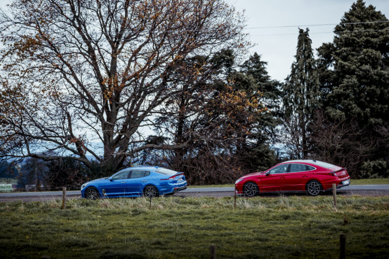 2021 Hyundai Sonata N Line v Kia Stinger 200S comparison review