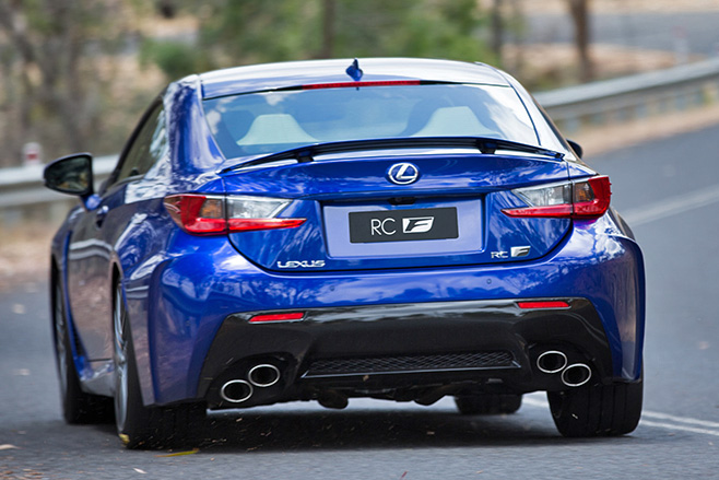 Lexus RC F Rear Driving