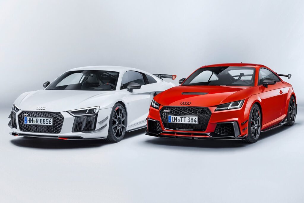 Audi TT and Audi R8 gain racy carbonfibre upgrades