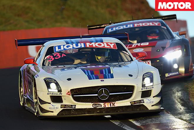 Mercedes gt driving