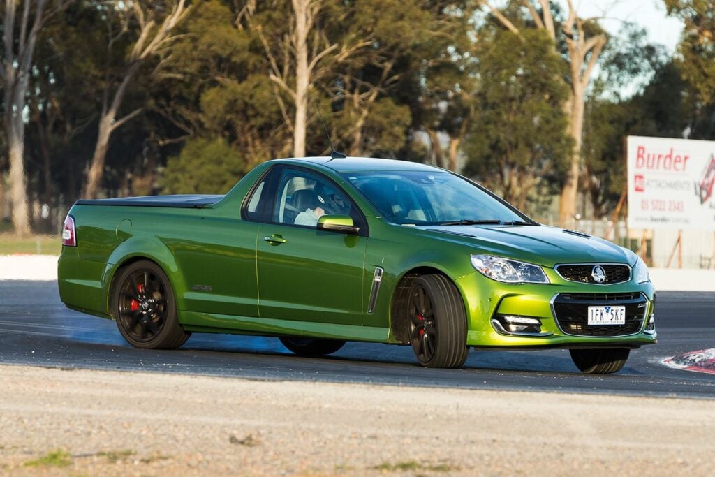 Holden SS-V Redline driving