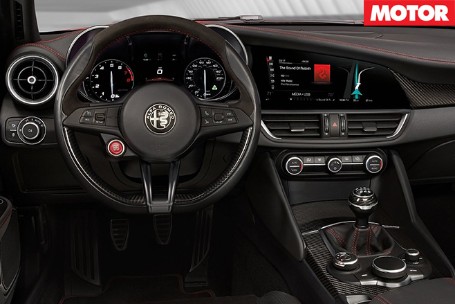 2017 Alfa Romeo Giulia QV interior
