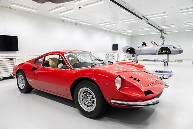 1976 Ferrari Dino at Zagame Autobody Bespoke