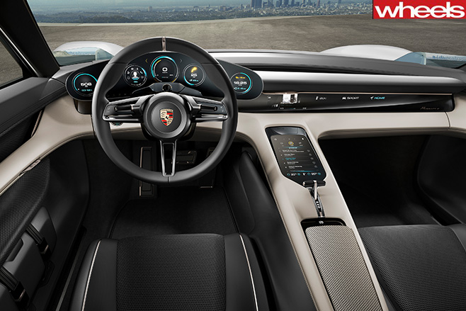 Porsche -Mission -E-interior