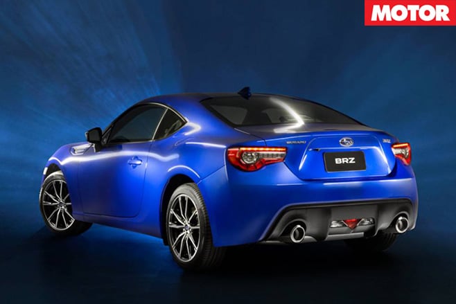 2017 Subaru BRZ rear