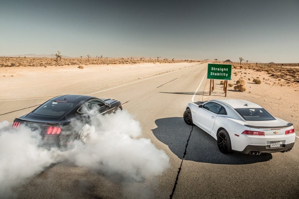 Ford Mustang and Chevrolet Camaro