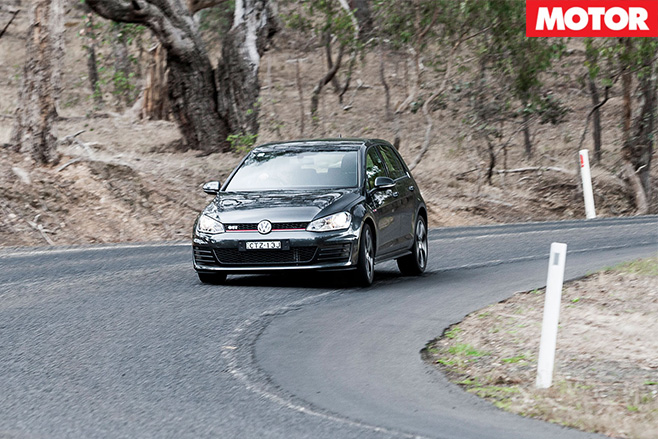 Golf GTi driving