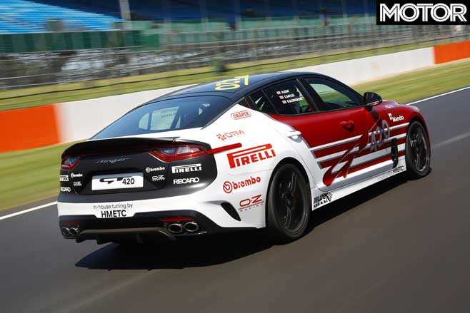 Kia Stinger GT420 track car performance