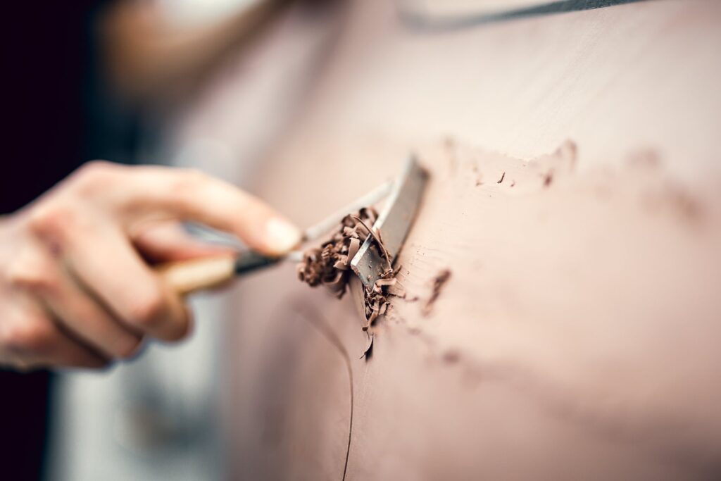 clay modelling at GM’s Australian design studio