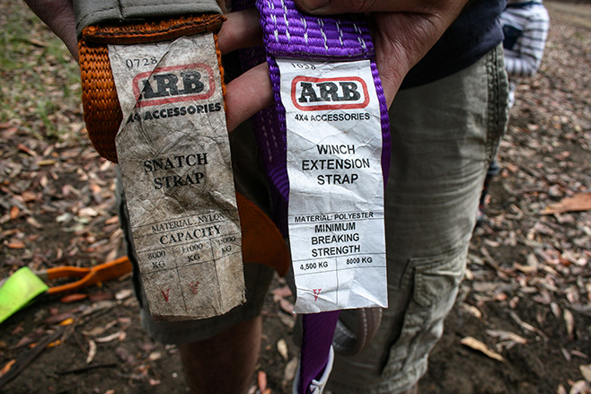 Winch Extension strap and Snatch strap