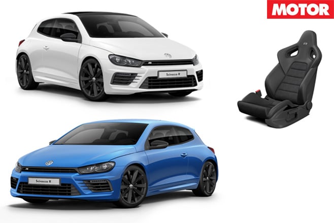 VW Scirocco R details