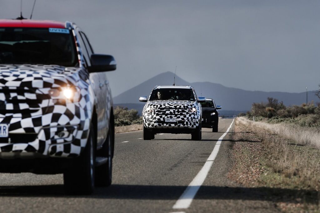 2015 Ford Everest development program convoy wide