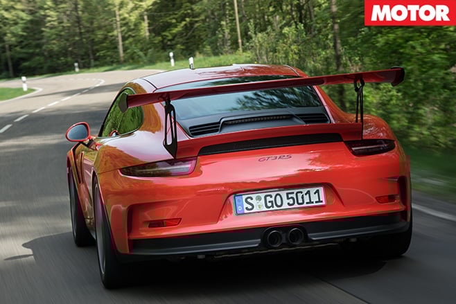 Porsche 911 GT3 RS rear
