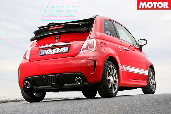 Abarth 595 rear
