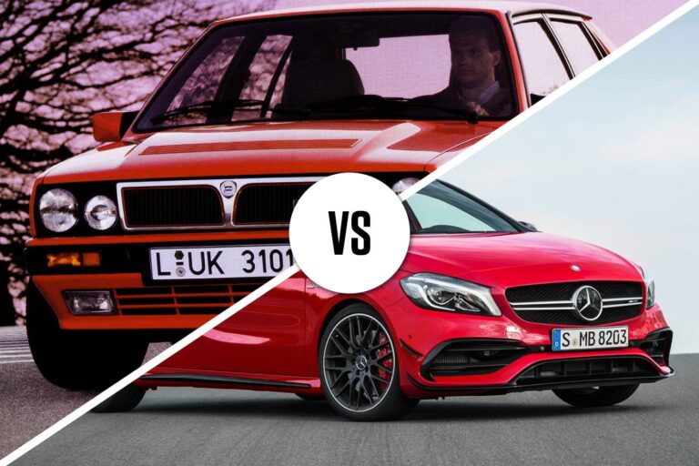 mercedes amg a45 v lancia delta integrale new v used