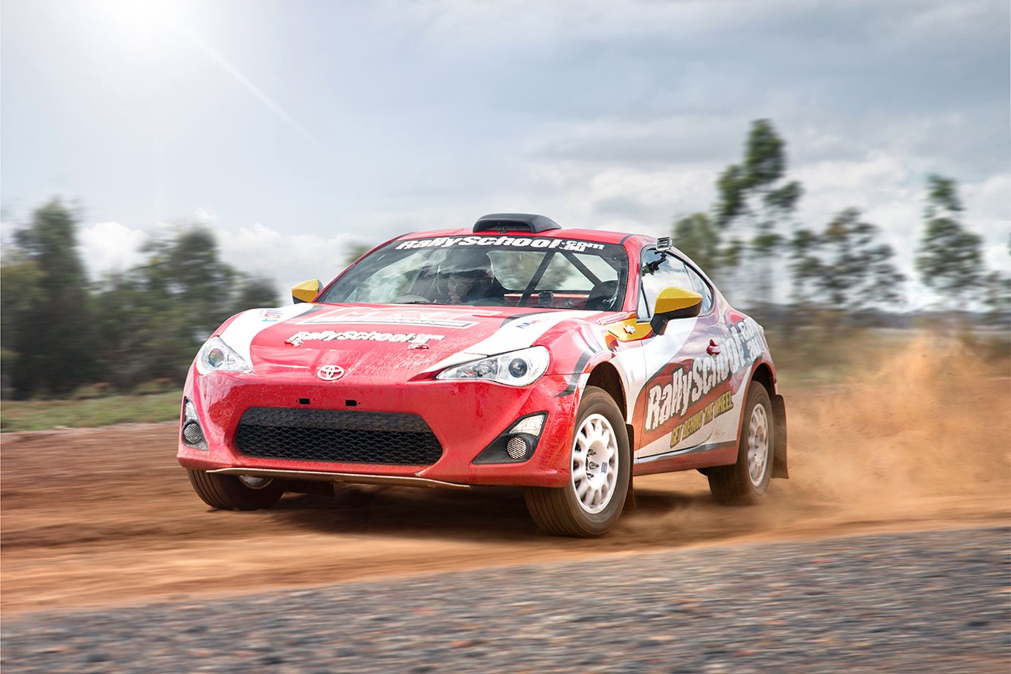 Toyota 86 rally car
