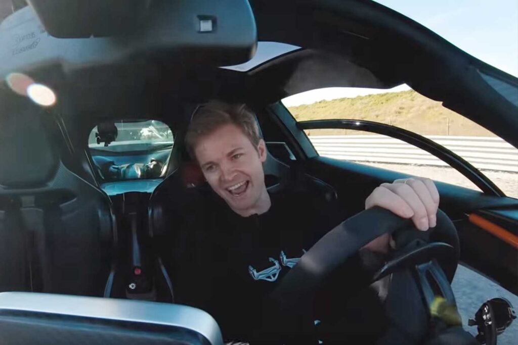 Nico Rosberg McLaren Senna hot laps