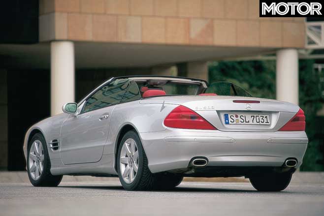 2001 Mercedes-Benz SL500 rear