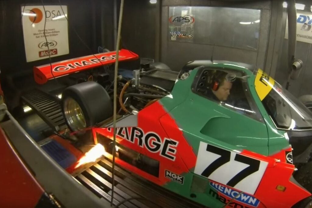 Mazda 767B hits 9000rpm on dyno main