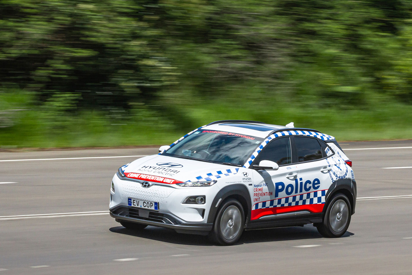 Hyundai Kona EV joins NSW police