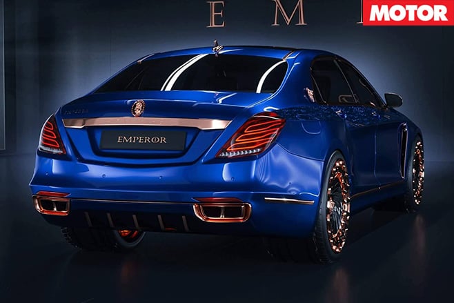 Mercedes Maybach S600 emperor rear
