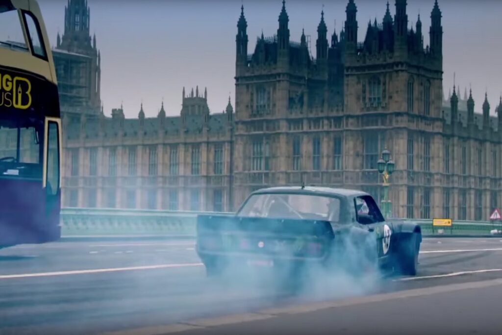 Ken Block drifts London