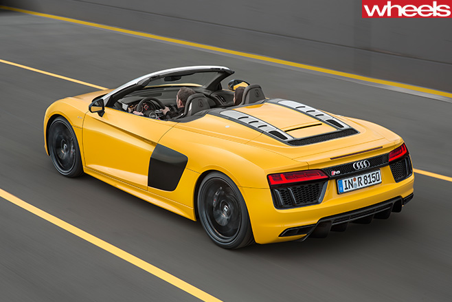Audi -R8-Spyder -side -top