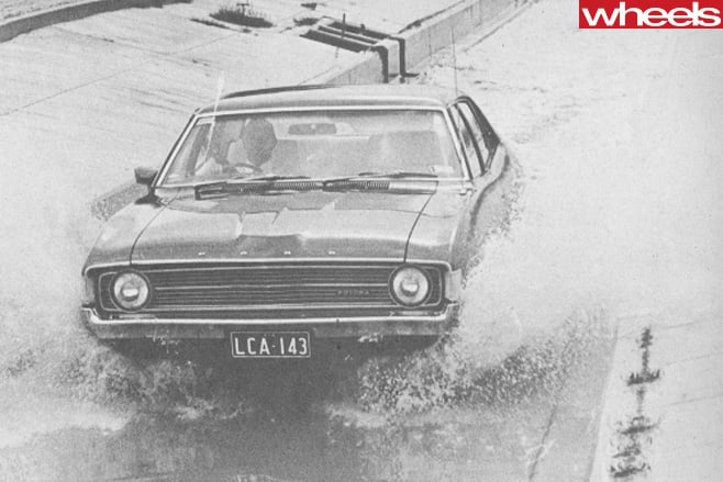 Ford -XA-Falcon -driving -through -water