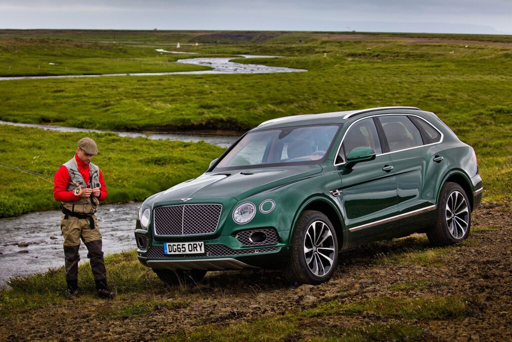 Bentley Bentayga fly fishing SUV