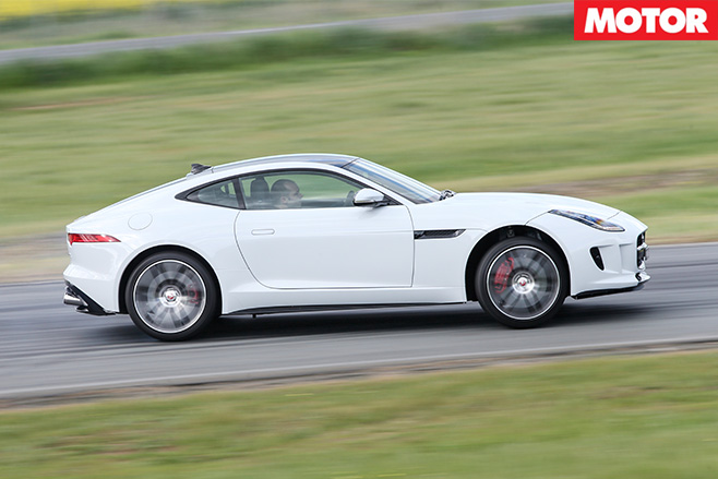 Jaguar F-type r awd side