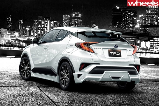 TRD-Toyota -CH-R-SUV-rear -side
