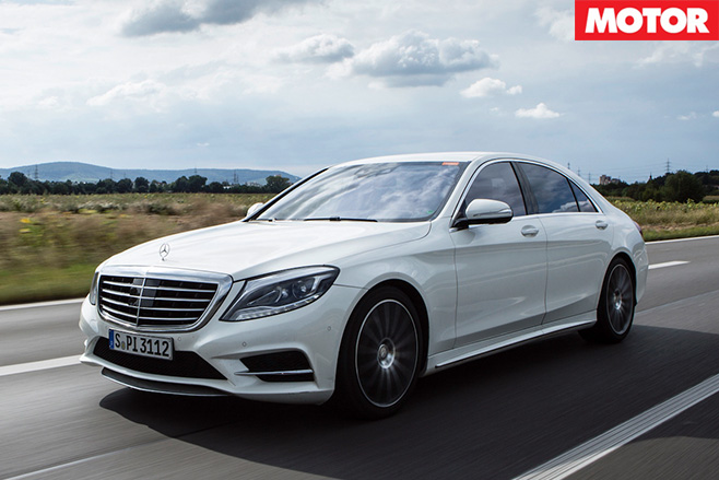 Mercedes-Benz S-class driving