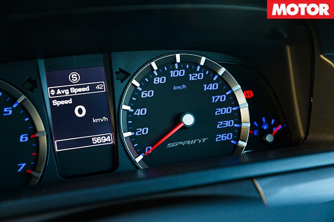 Ford Falcon XR Sprint gage