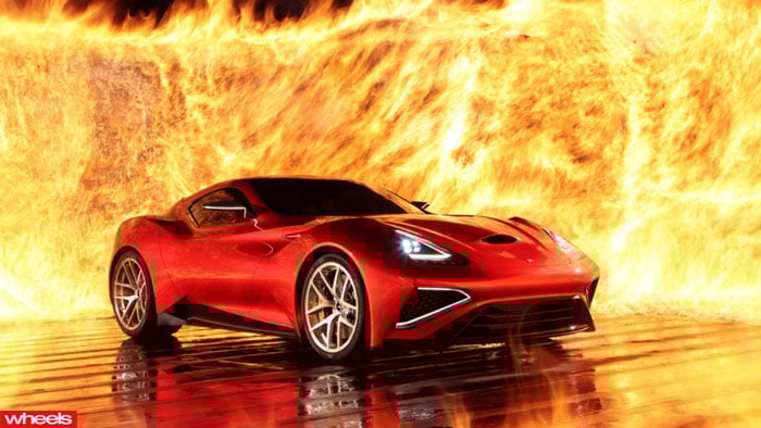 China, copy, Icona, Vulcano, supercar, ferrari, lexus, Corvette, Shanghai motor show