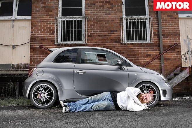 Abarth 695 Biposto side