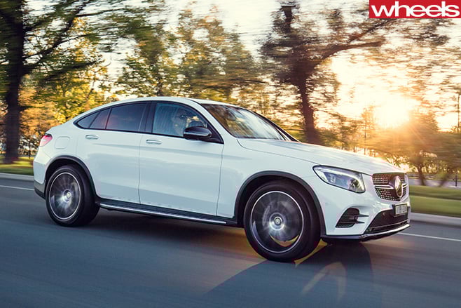 2017 Mercedes Benz GLC coupe front