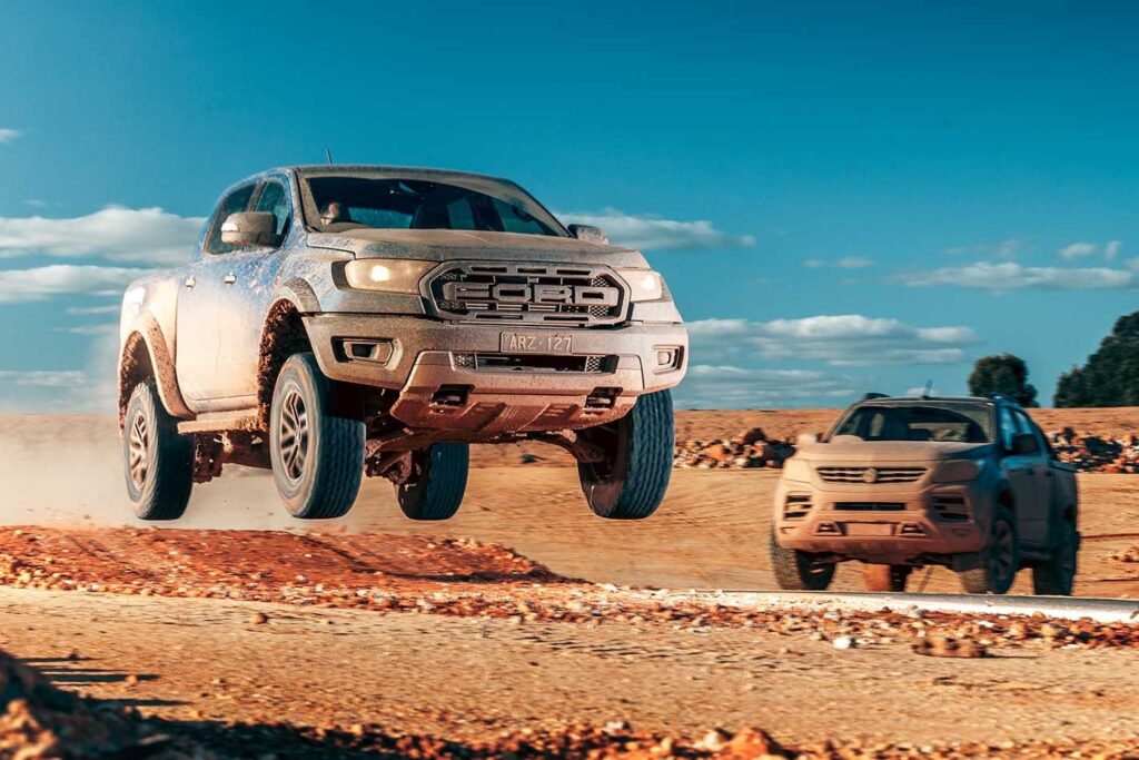 2018 Ford Ranger Raptor vs HSV SportsCat performance comparison review