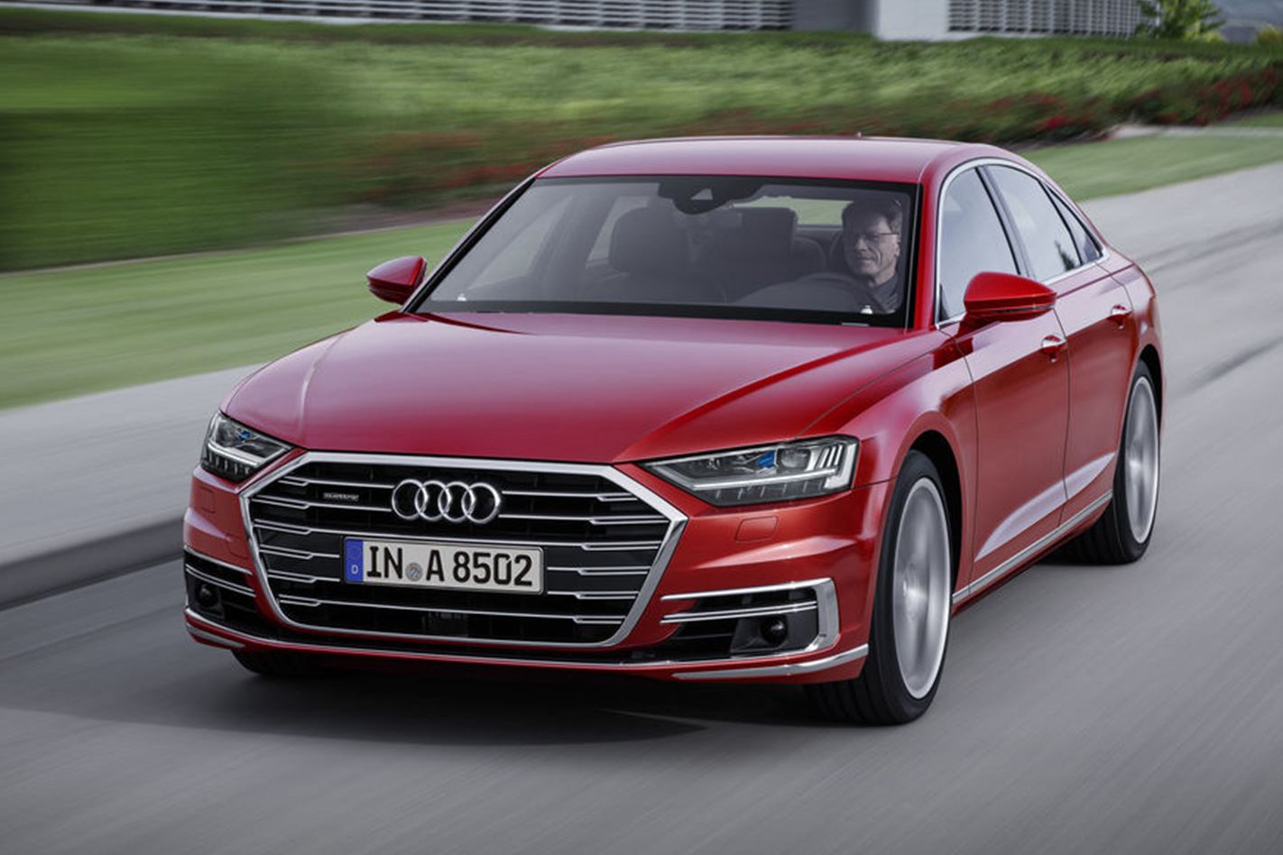 2018 Audi A8 front