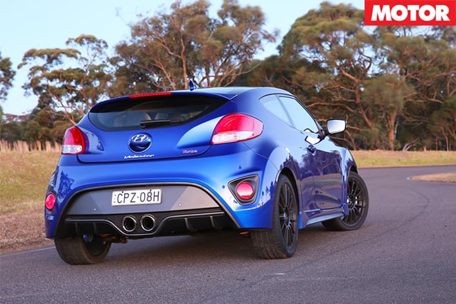 Hyundais veloster raptor rear