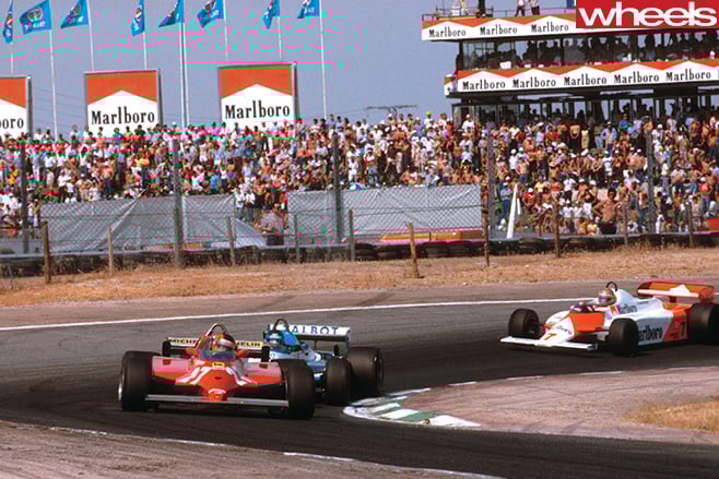 Gilles Villeneuve racing