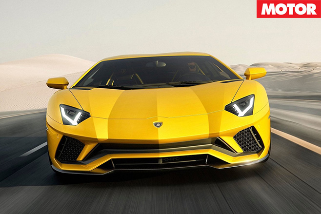2017 Lamborghini Aventador S front