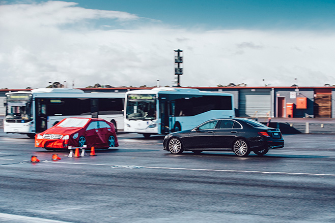 Mercedes-Benz E-Class autonomous driving system